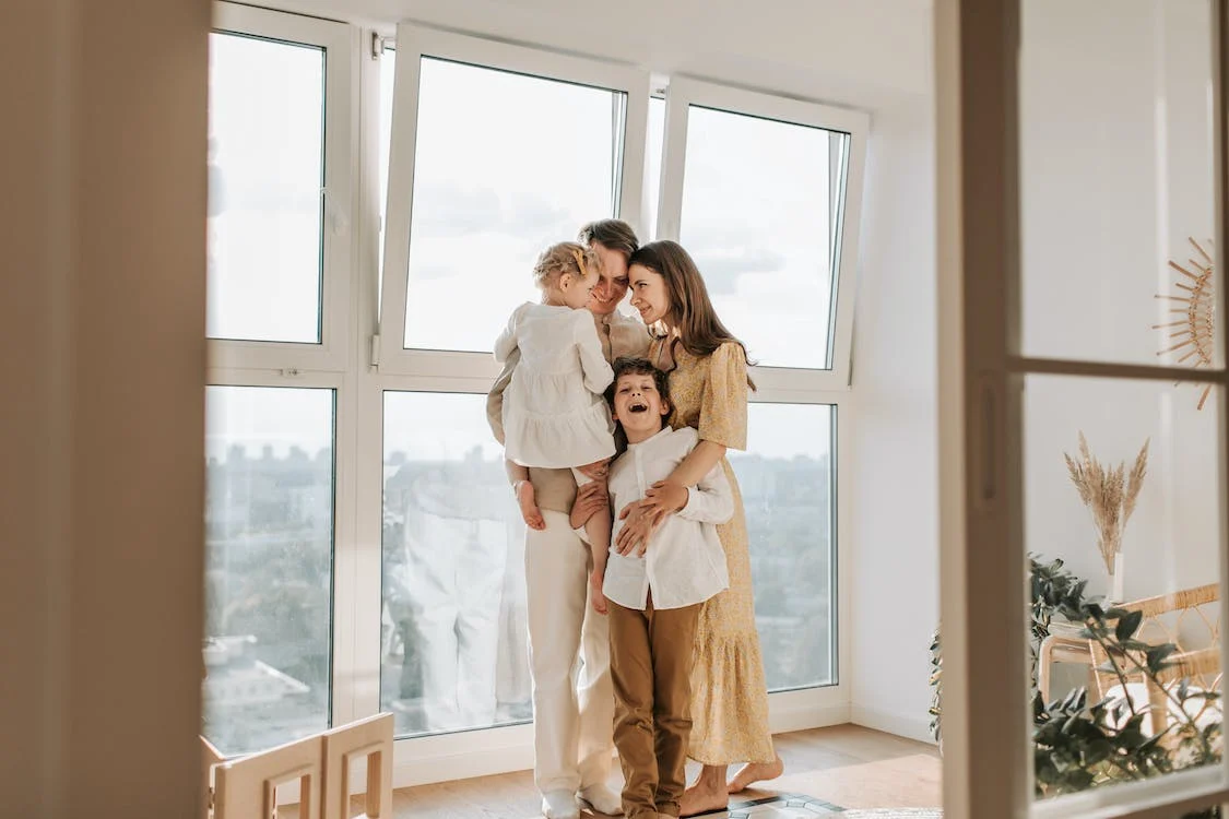 picture of a happy family